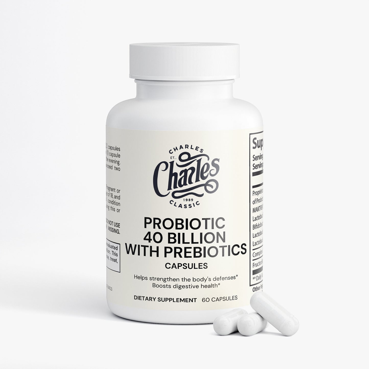Probiotic 40 Billion with Prebiotics