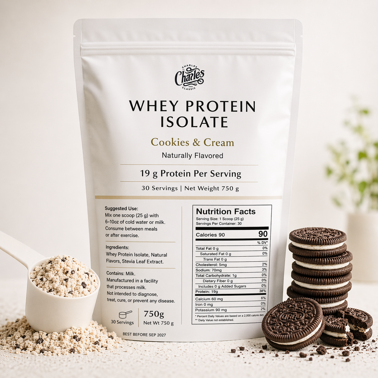 Whey Protein Isolate – Premium Clean Protein (750g | 30 Servings)